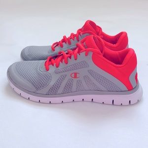 CHAMPION PINK AND GREY ATHLETIC SNEAKERS SIZE 6 1/2